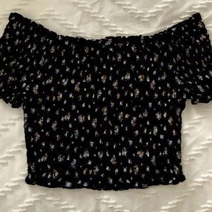 Black Crop Top